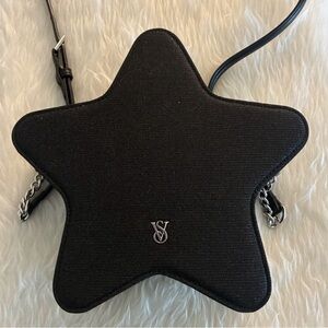 Victoria's Secret Black Star Crossbody Bag